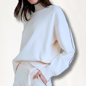 Alala Framed Knit Mock Neck Sweater | xs